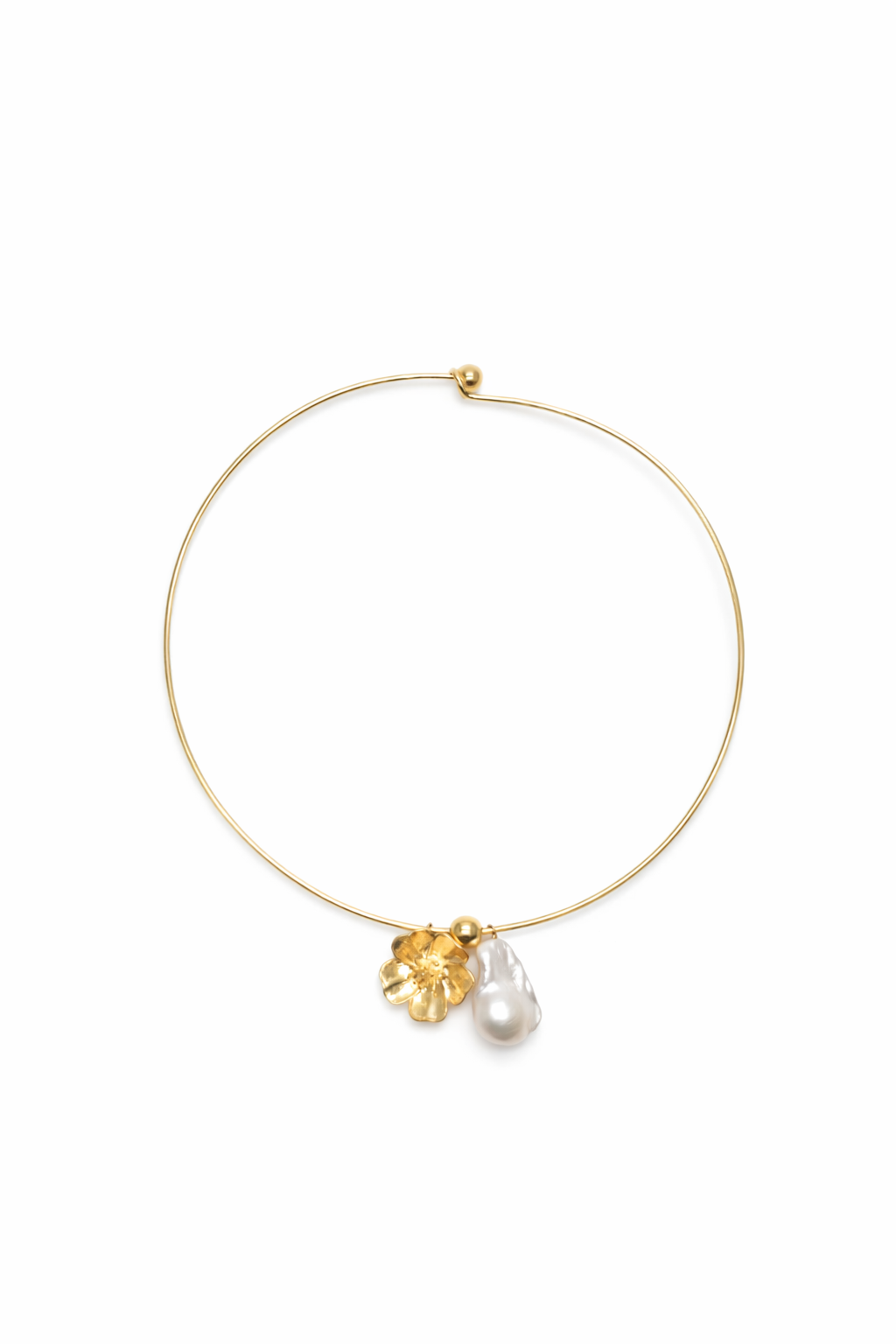 Torque Aya fleur – Ras de Cou Rigide