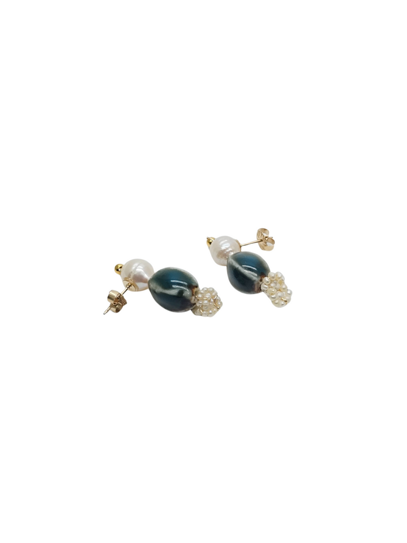 Boucles Sea - bleu foncé