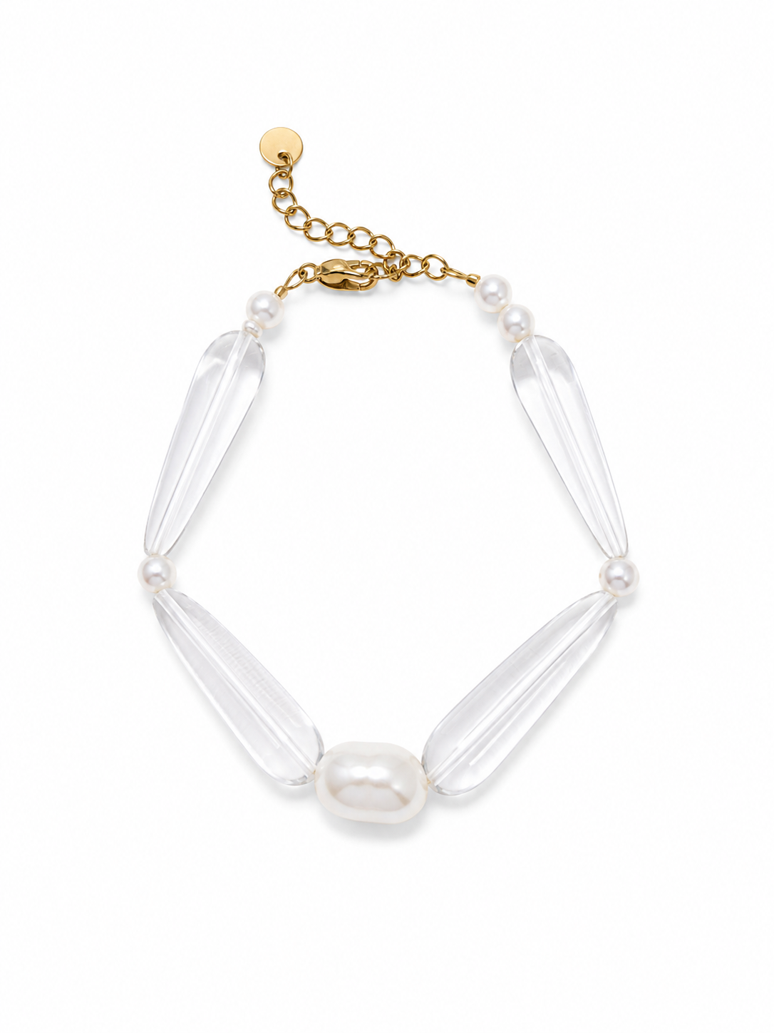Bracelet Colette en cristal de roche