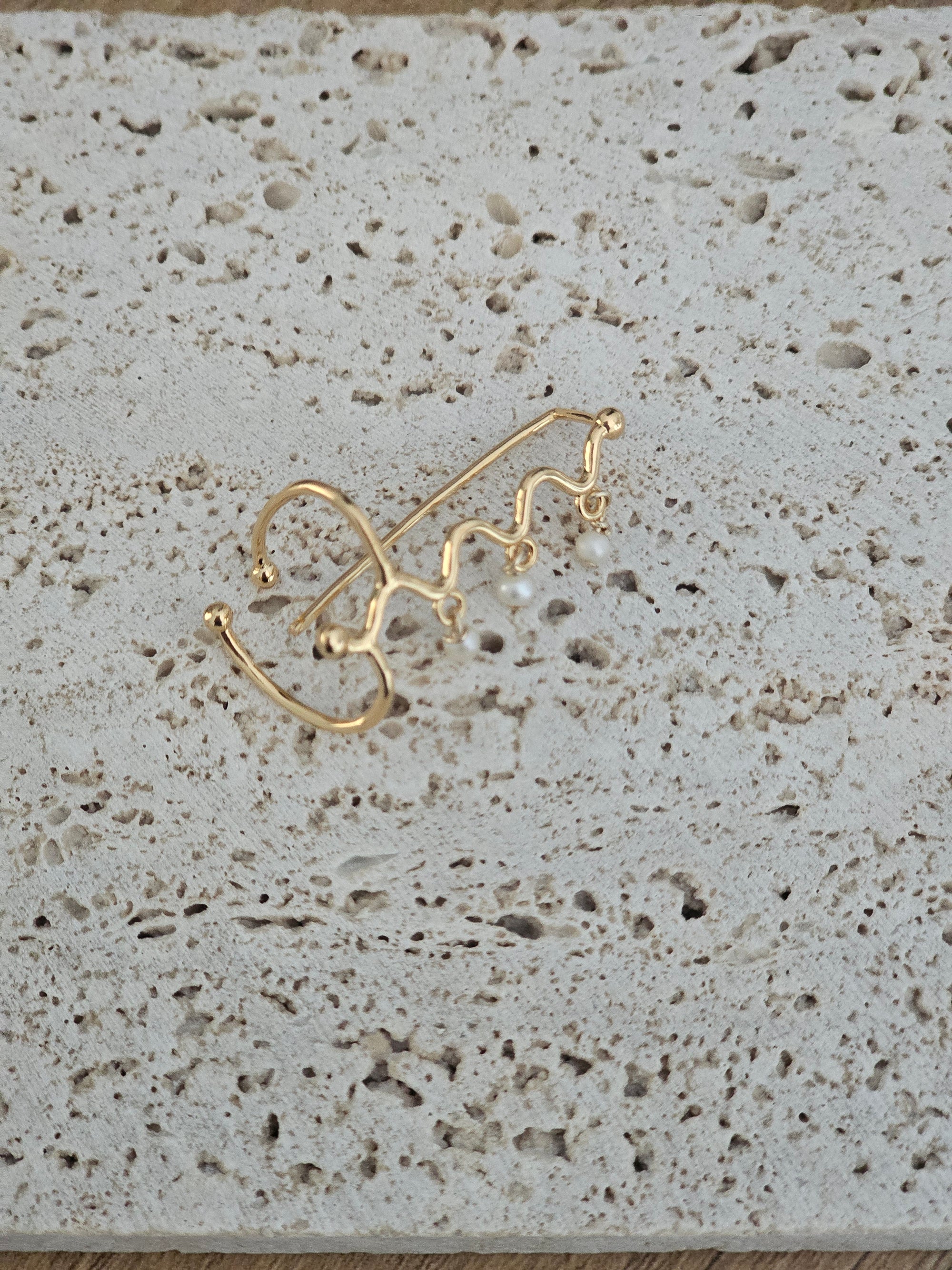 Ear cuff en perles