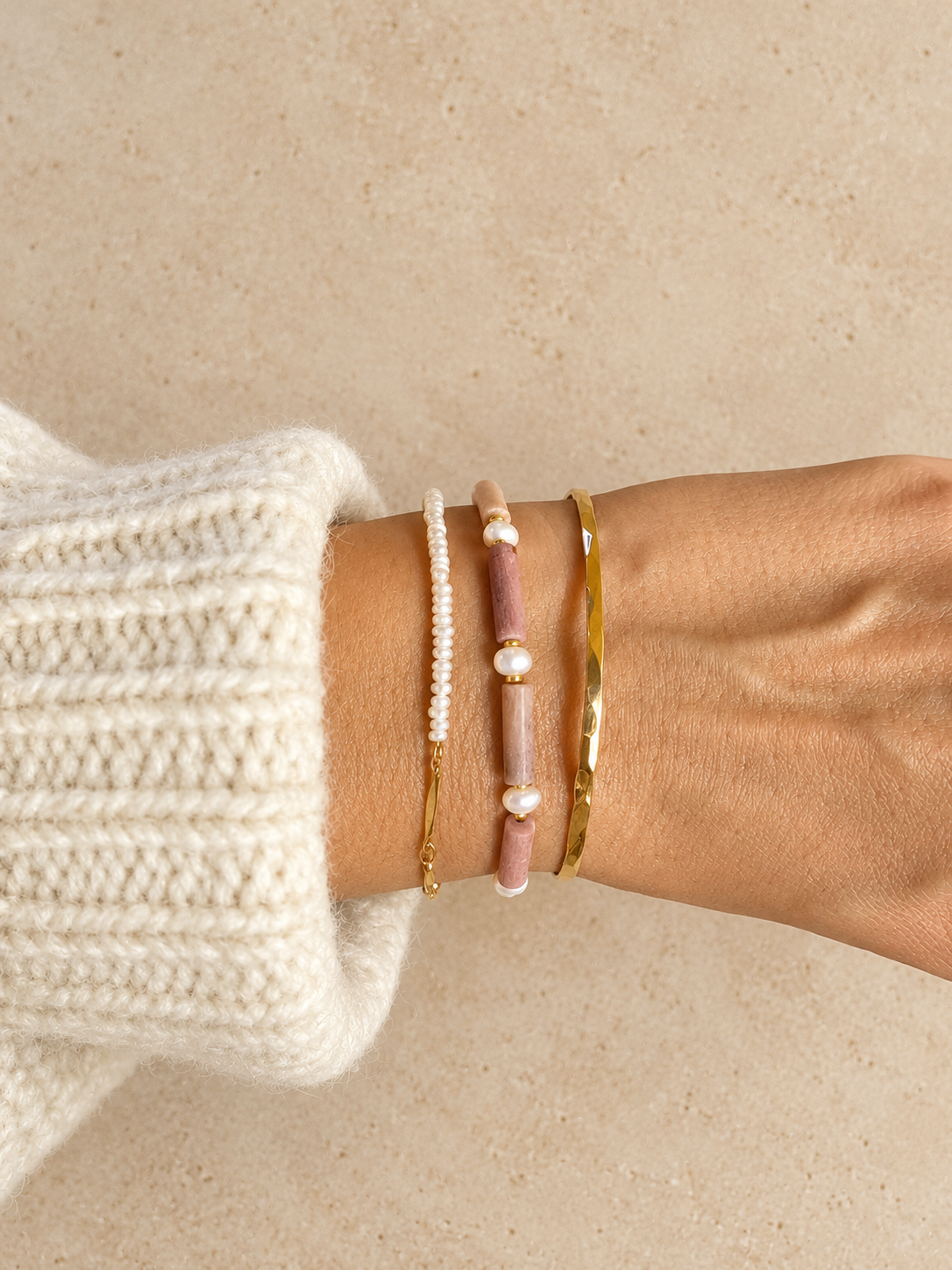 Bracelet Teri bi-matière
