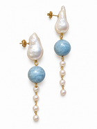 Maia stone maxi earrings