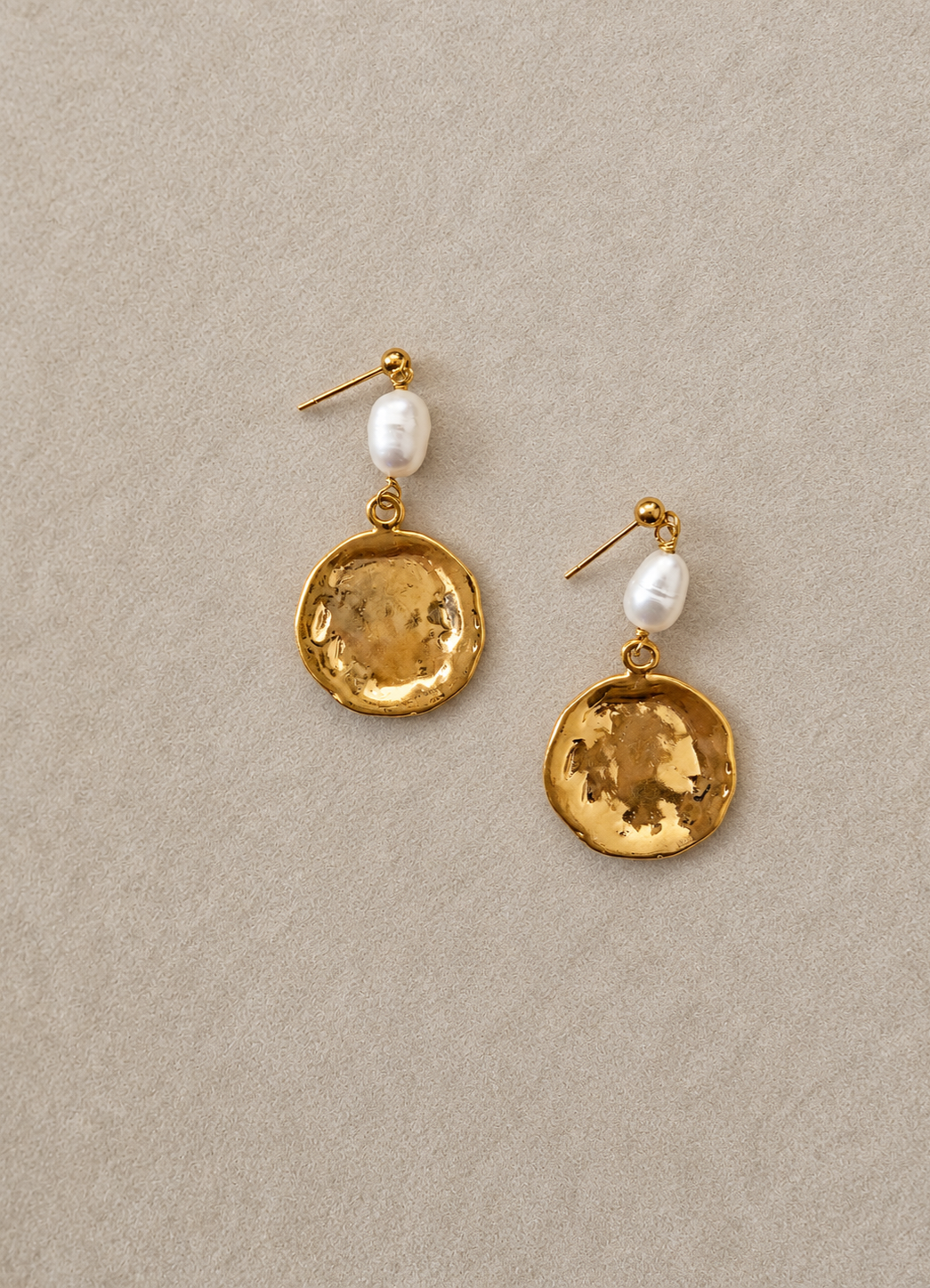 Boucles rondes perles