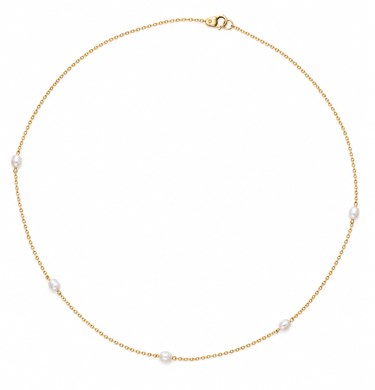 Collier Georgia chaine & perles