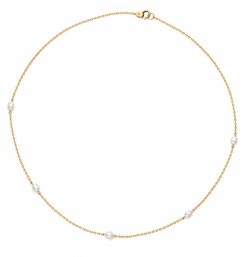 Collier Georgia chaine & perles