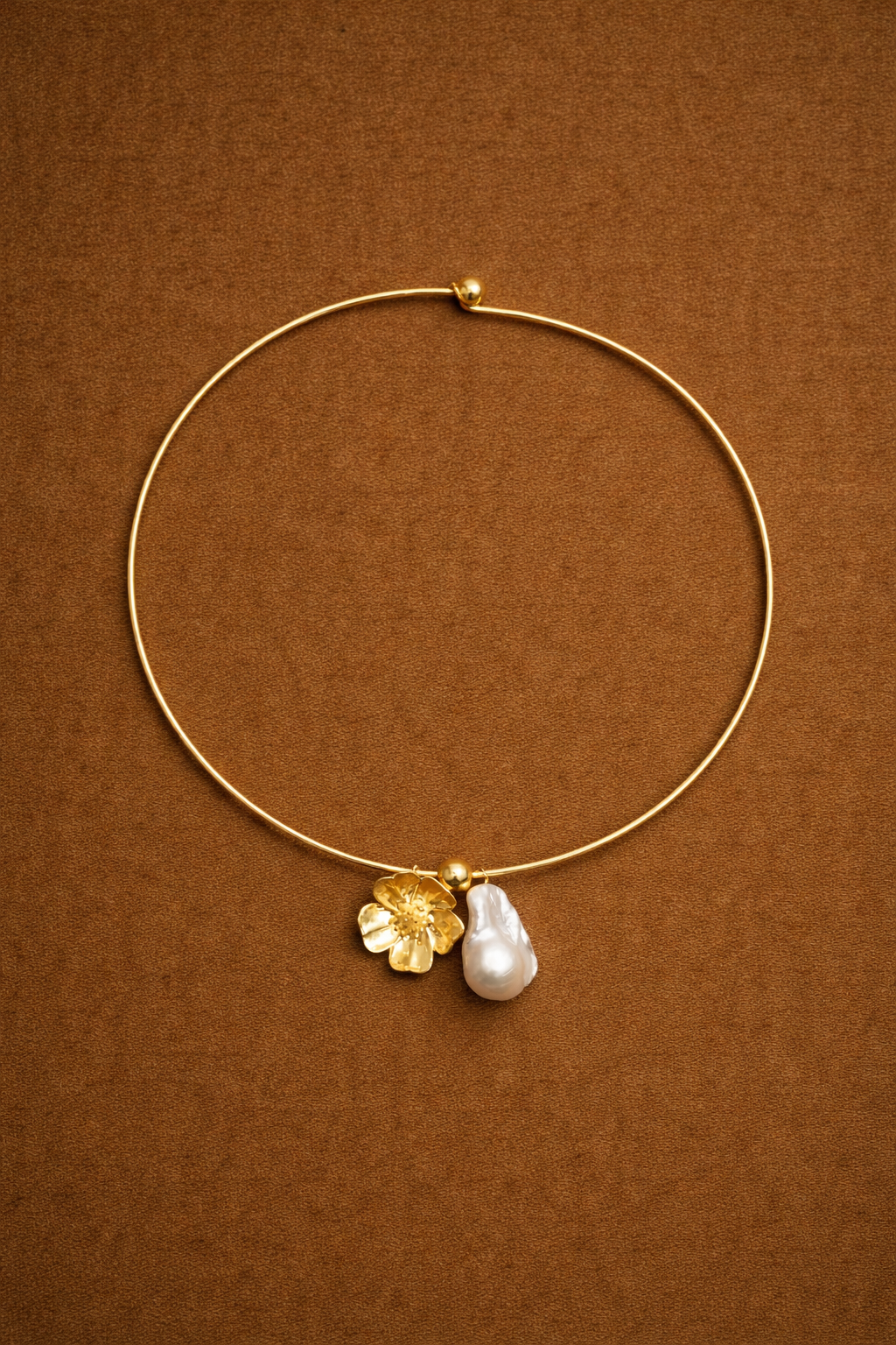 Torque Aya fleur – Ras de Cou Rigide