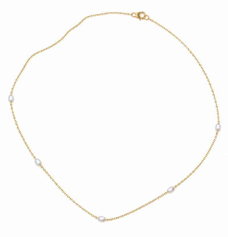Collier Georgia chaine & perles