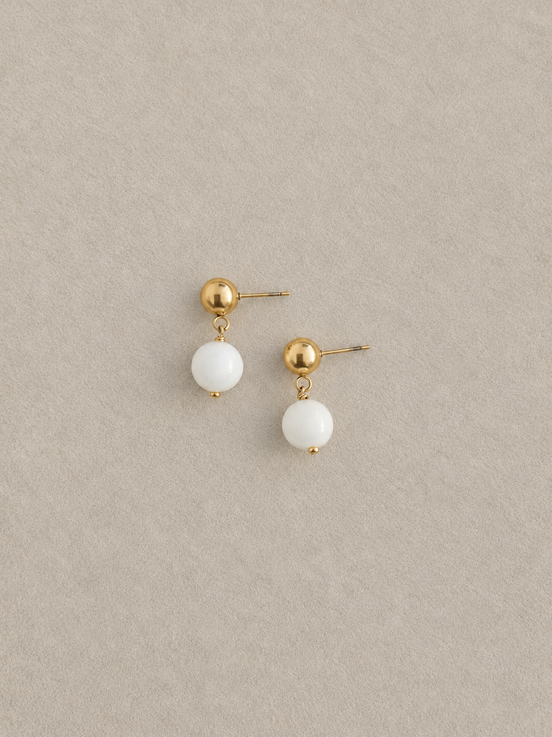 Boucles d'oreilles nacre