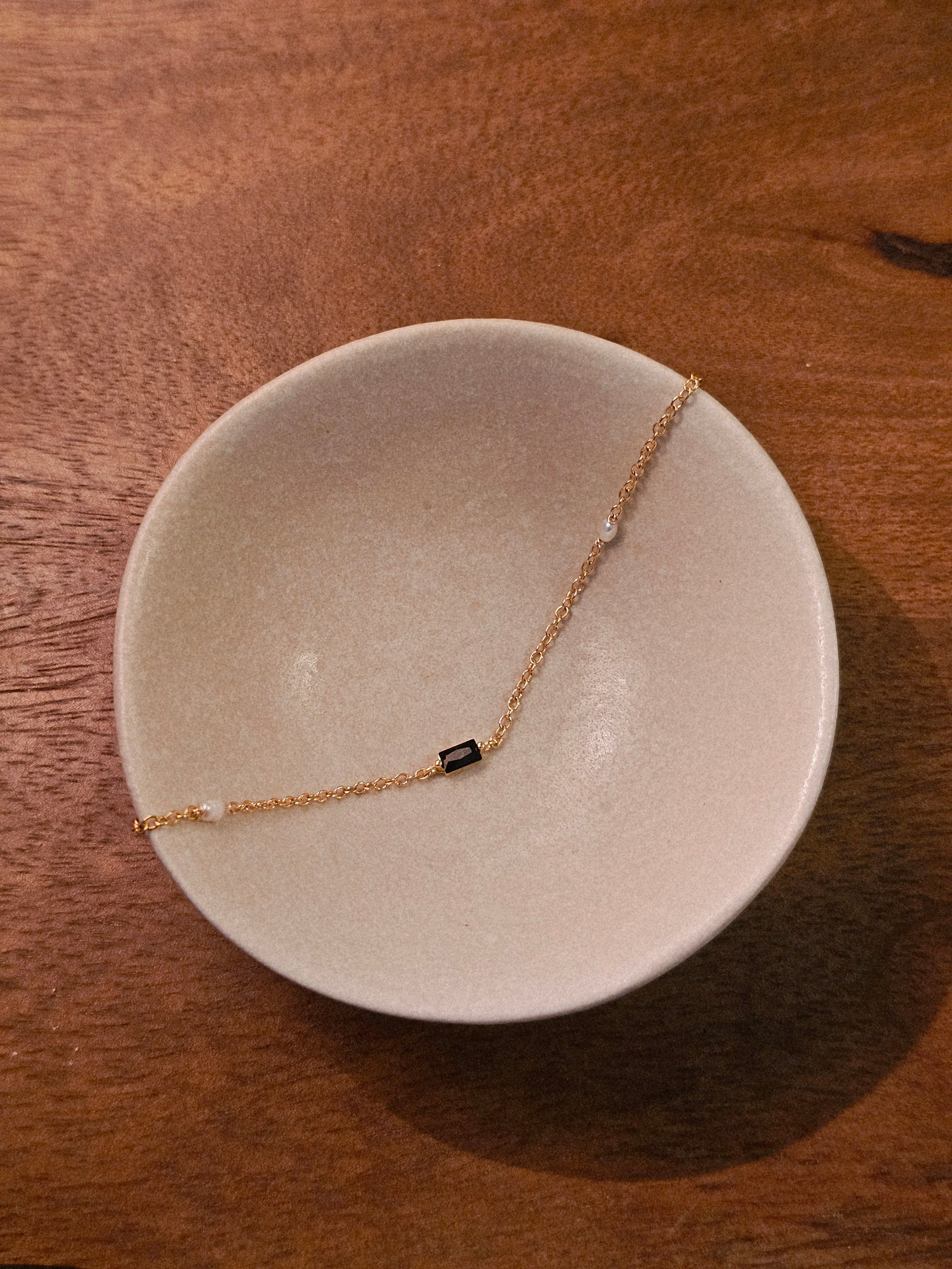 Collier Nina cristal noir