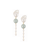 Maxi boucles d'oreilles Maia en pierre