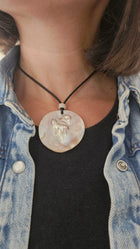 Collier cordon de cuir