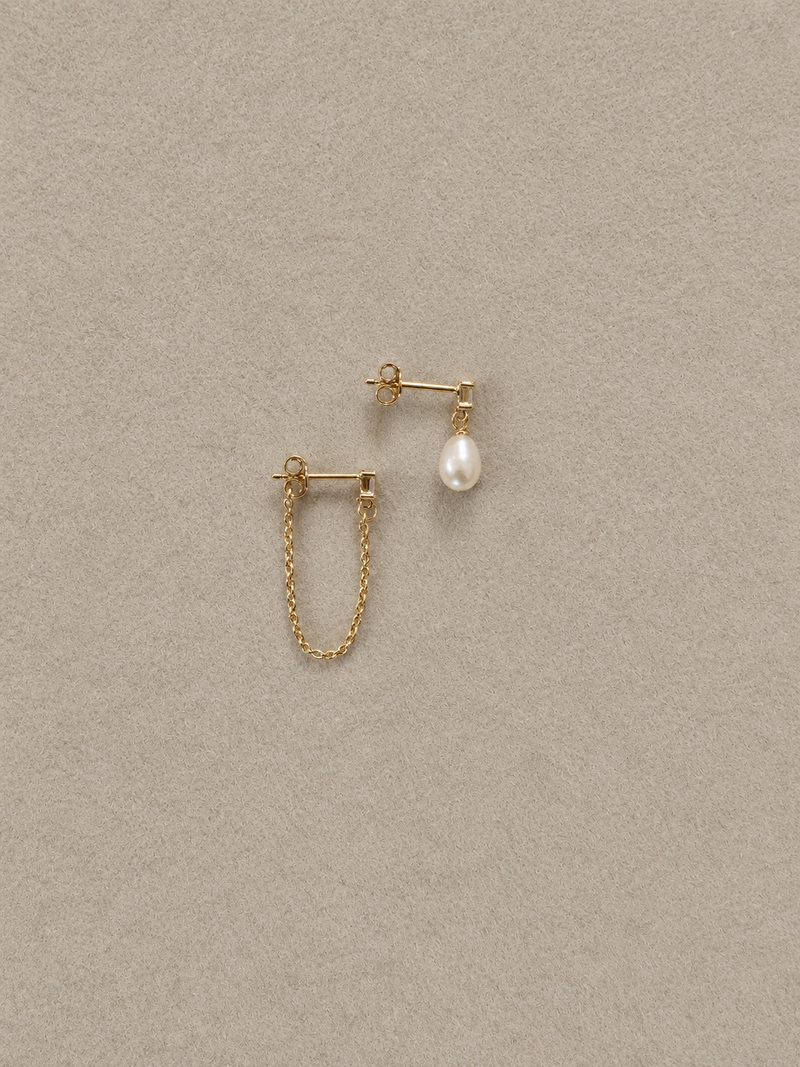 Boucles Strass et perles