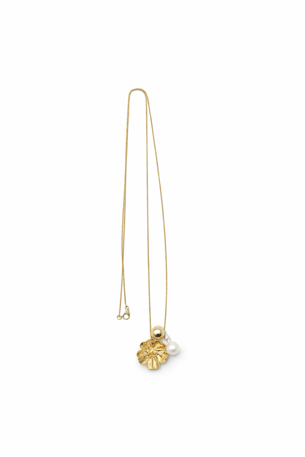 Collier long fleur Aya