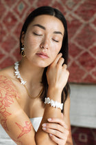 Joli bracelet en perles de culture uniques